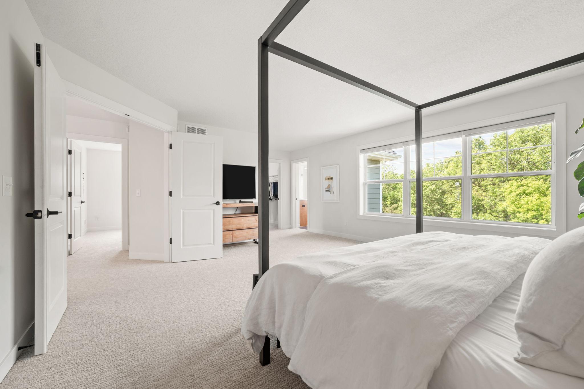 Alternate views of the Master Bedroom