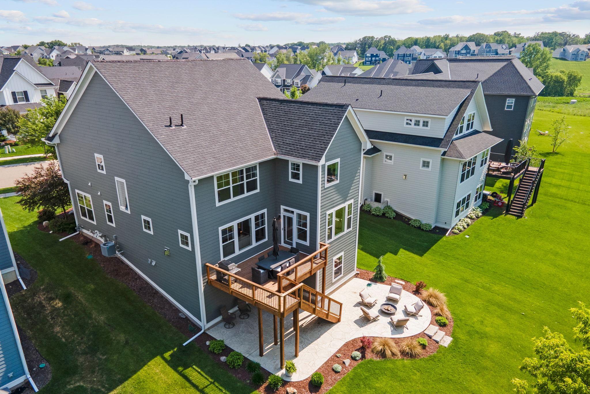 Meticulously cared for 5 bedroom home carefully sits on a .25 acre lot in The Harvest development!