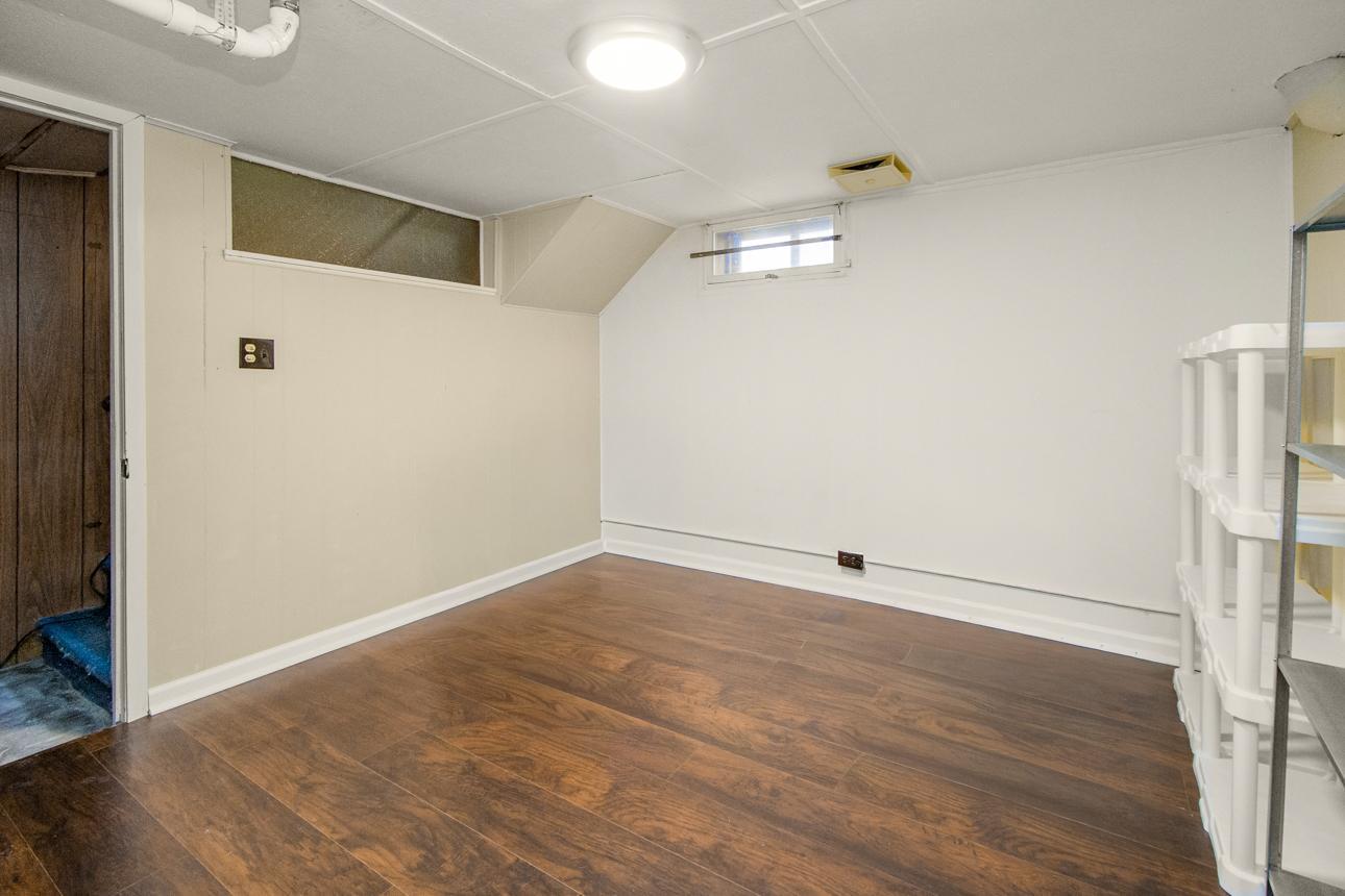 finished lower level room