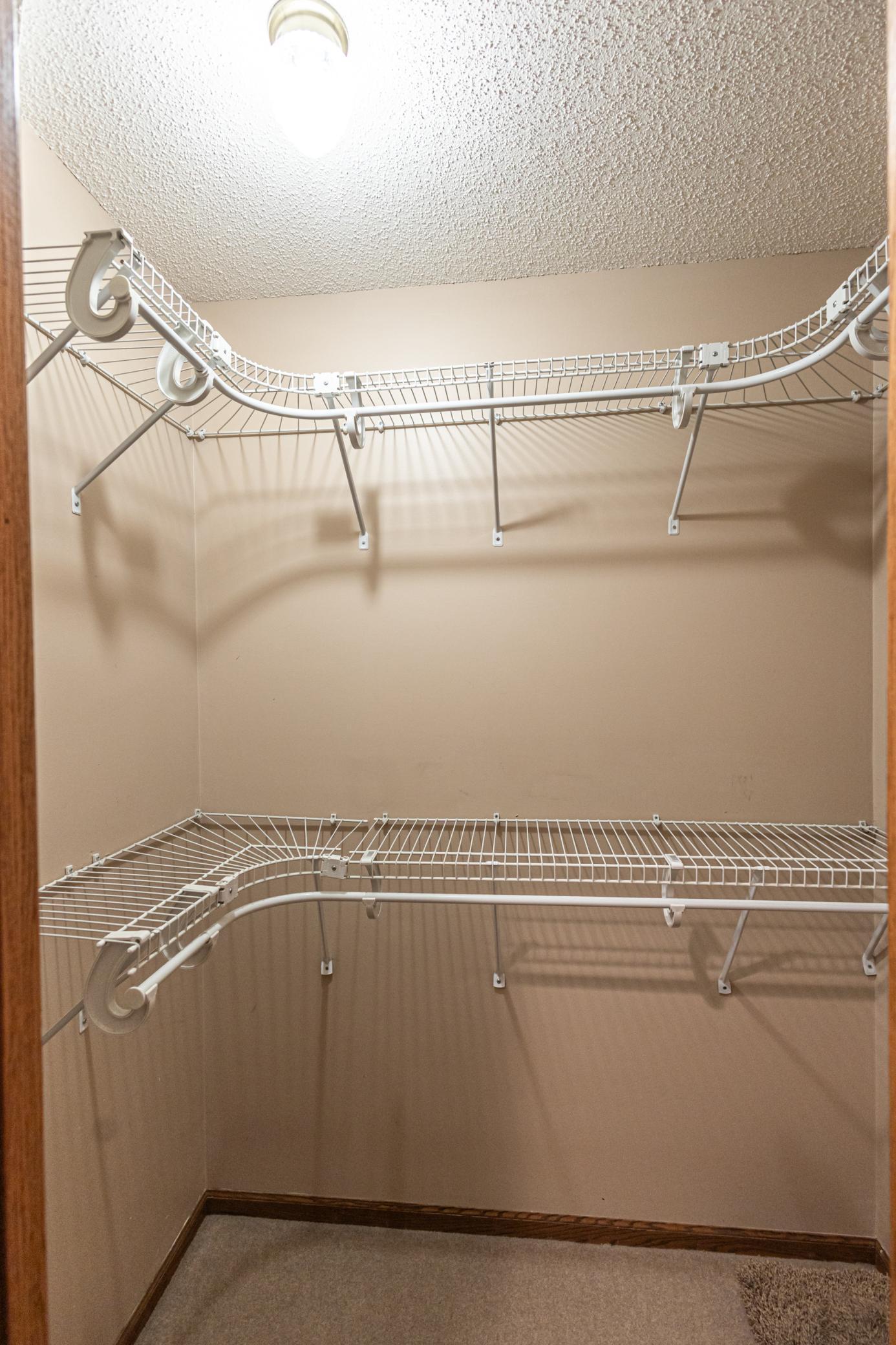 Large walk in closet