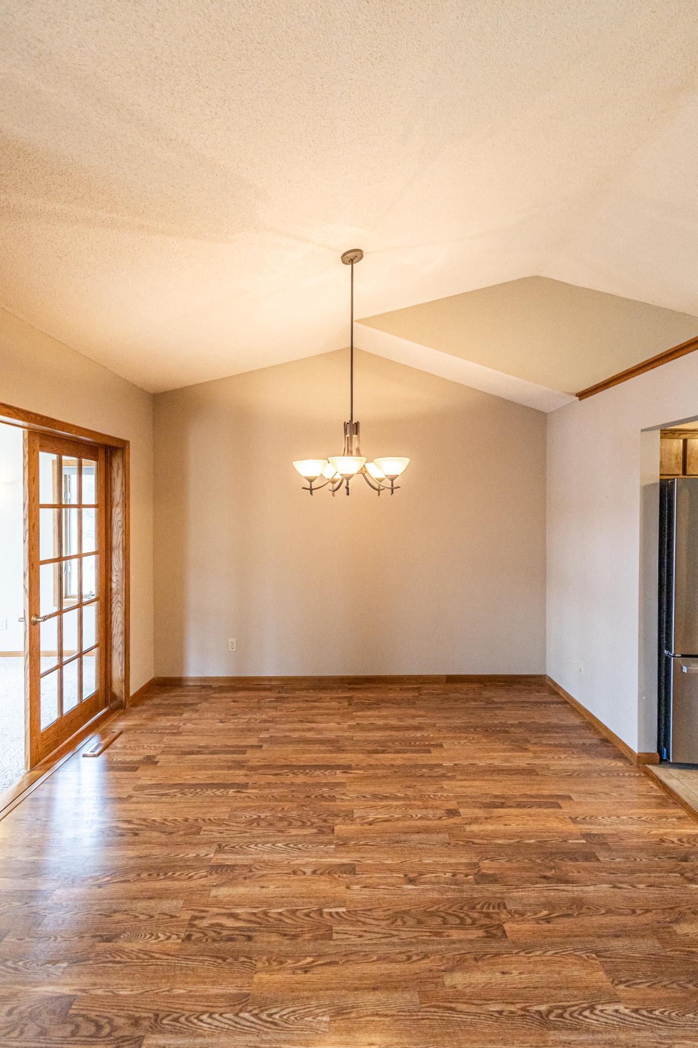 Wood floors throughout