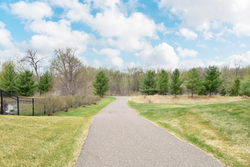 Path on the side of the house