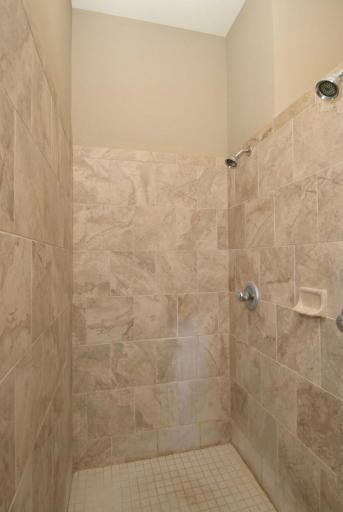 Primary walk in shower