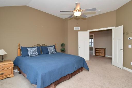 French doors in Primary bedroom