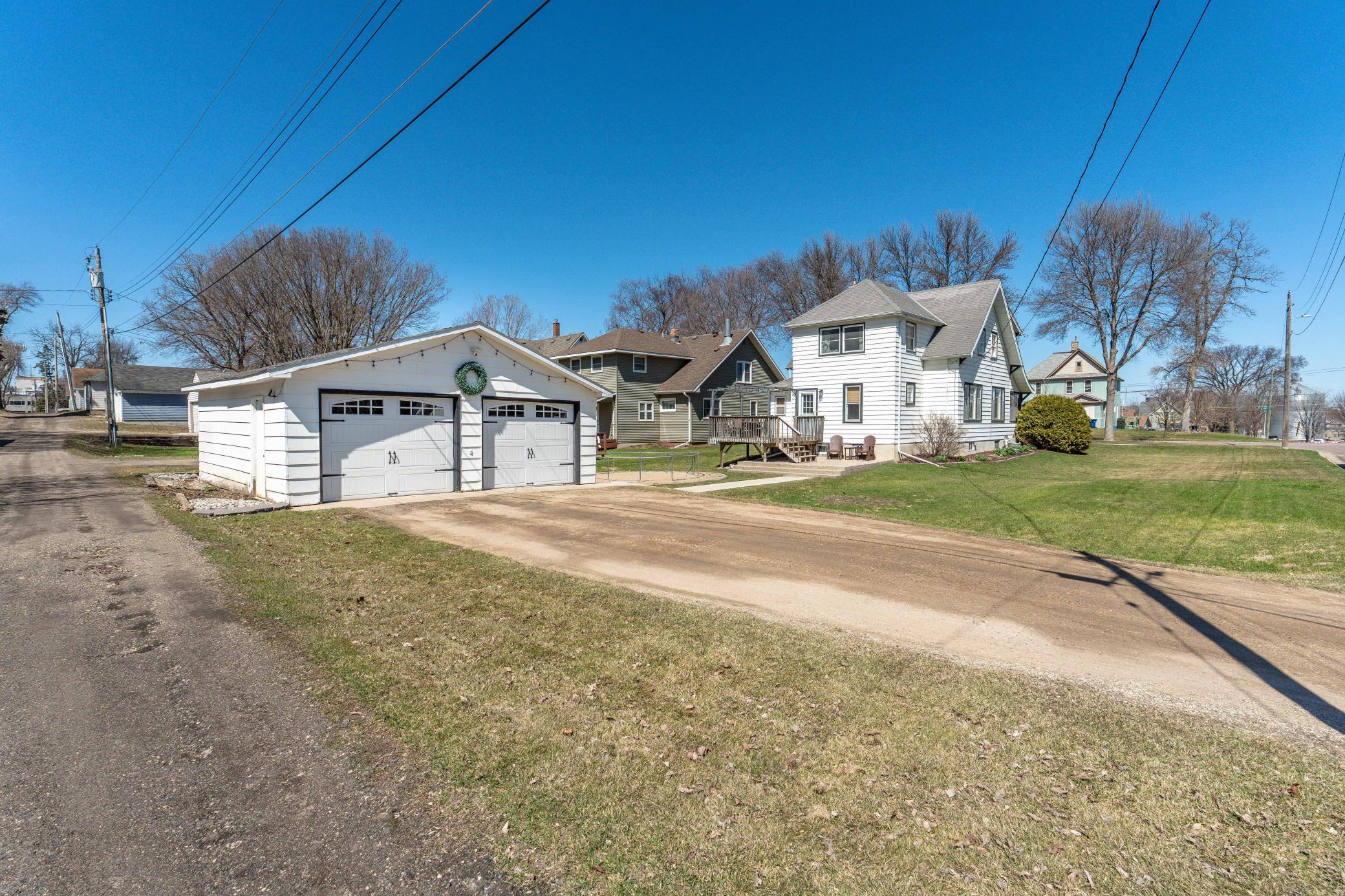 Detached garage/back of house