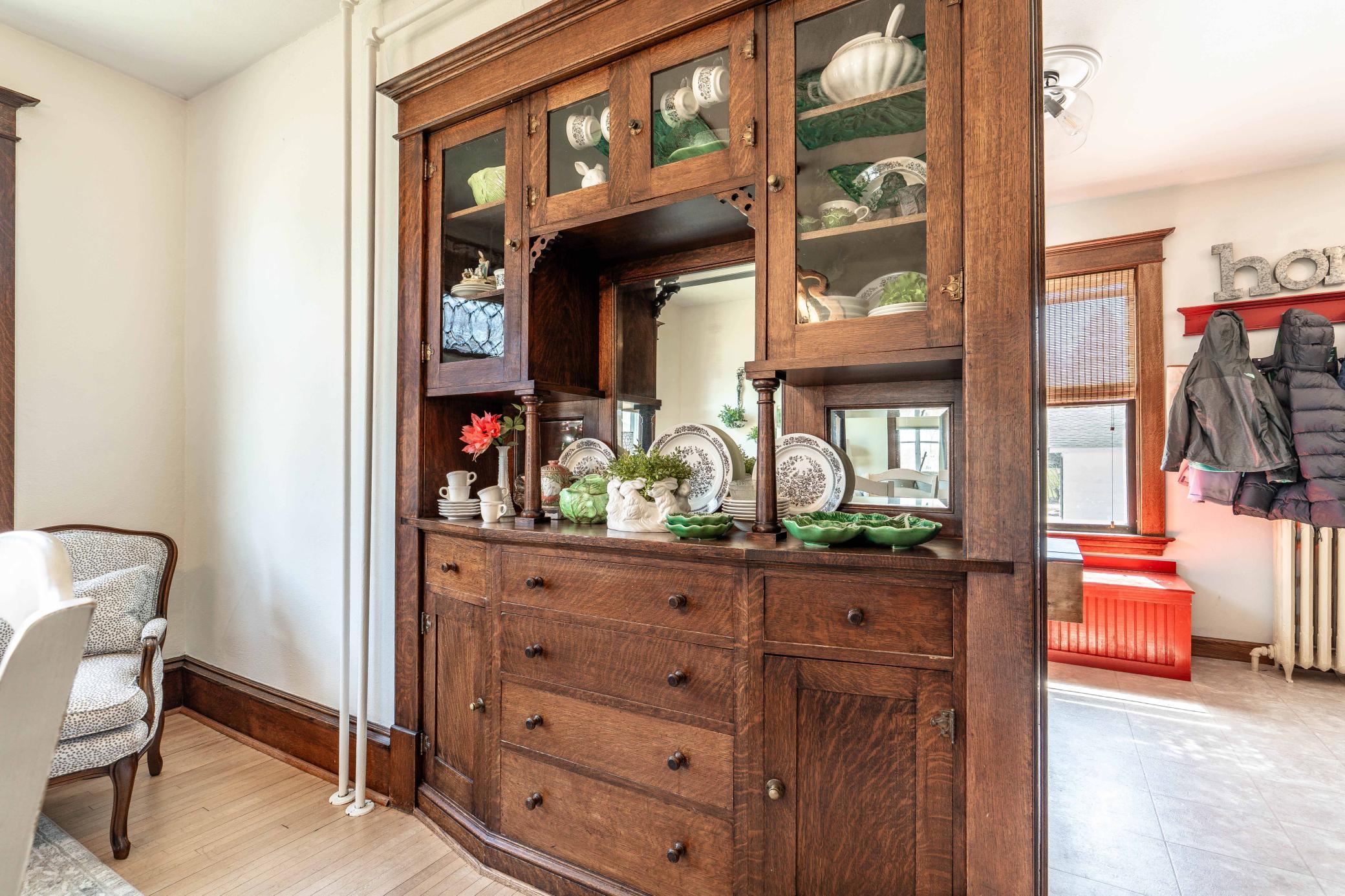 Built in hutch