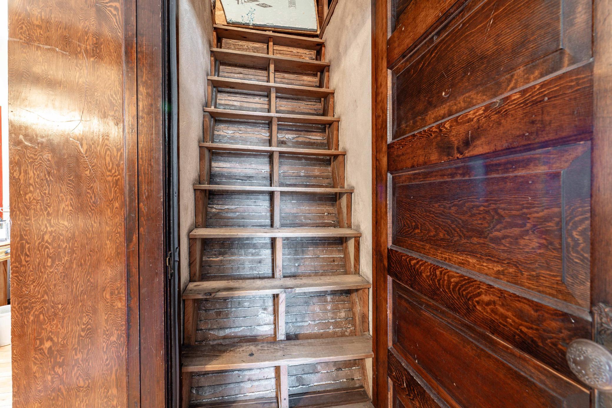 Walk up attic