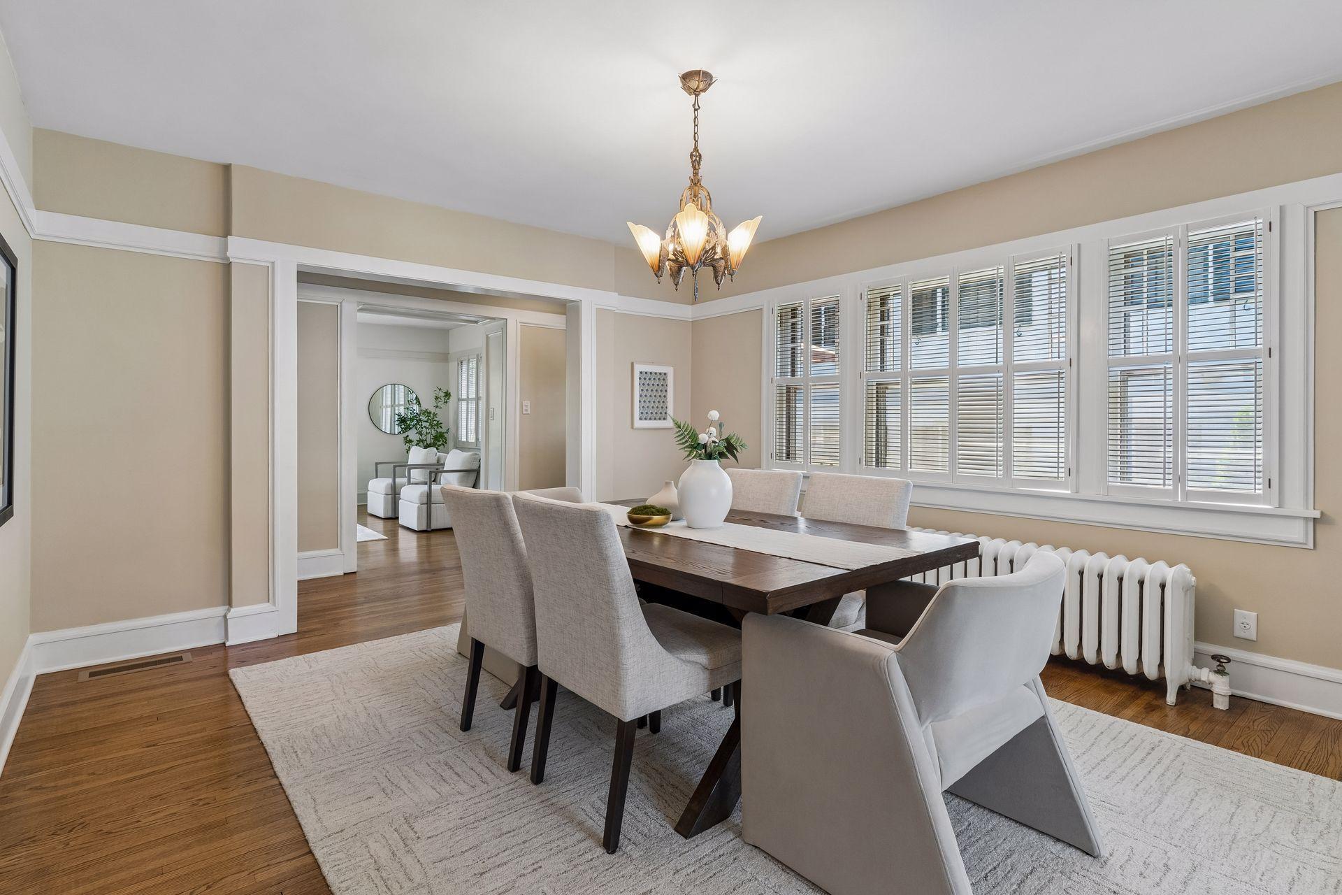 Generously sized rooms filled with natural light create an inviting sense of openness.