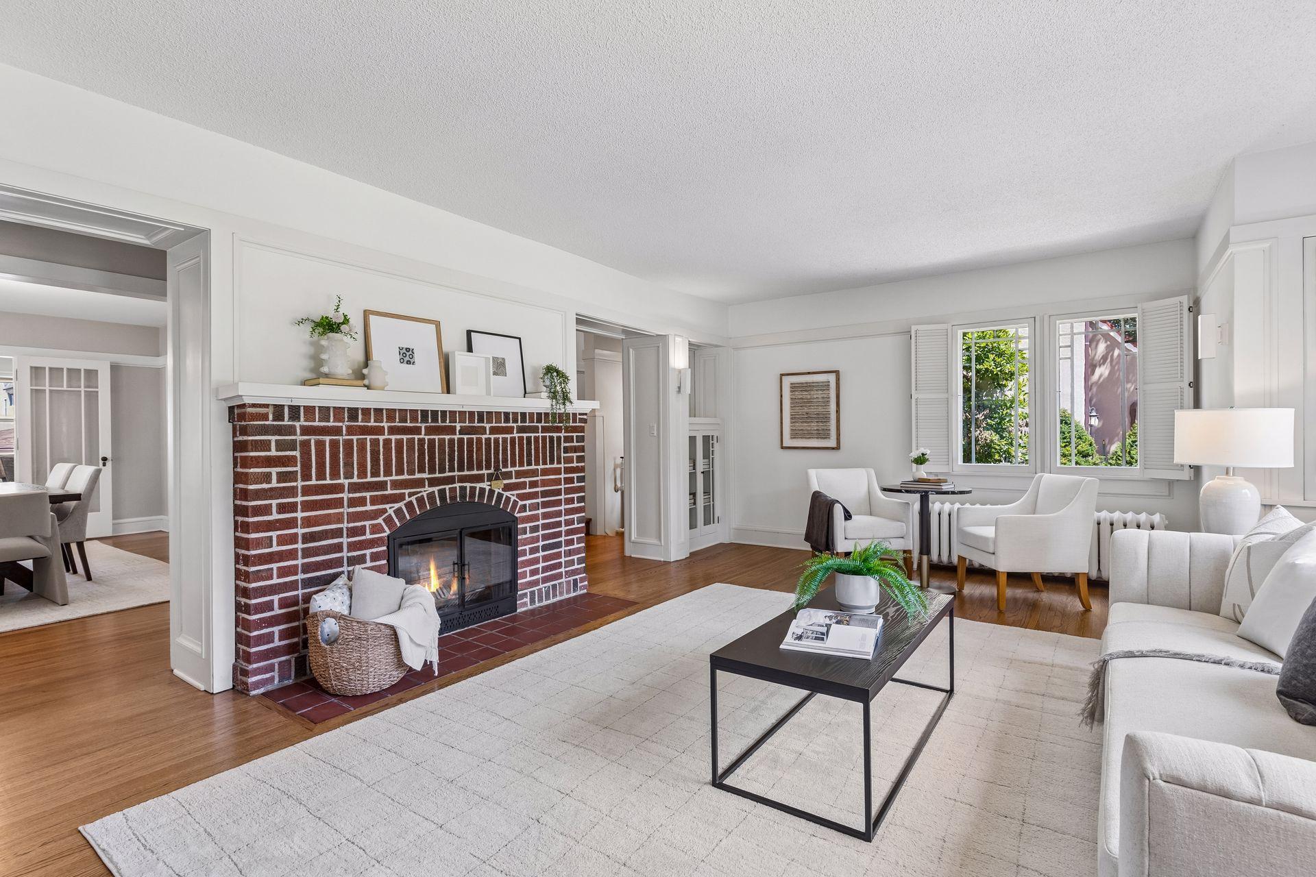 Beautifully connected spaces create an easy, natural flow throughout the main level.