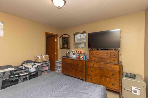 Upper unit primary bedroom