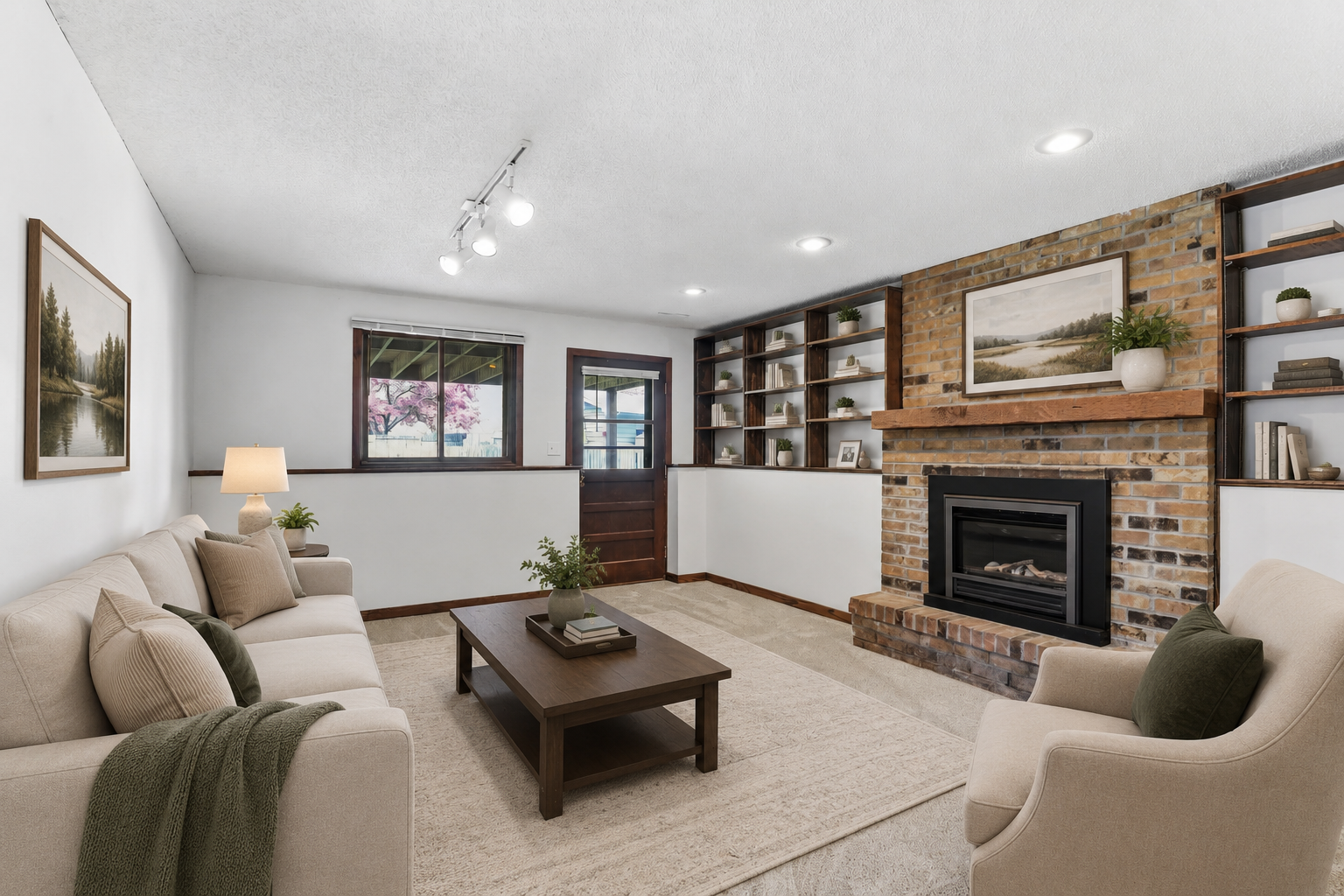 Virtually staged to showcase the potential of the room and help spark inspiration for layout and design. A blank canvas ready for your personal touch.