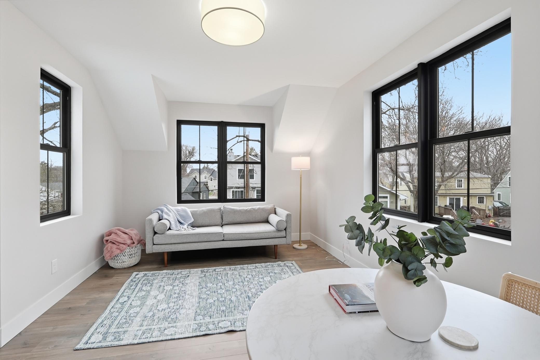 Upper level Sunroom. Perfect for morning coffee!