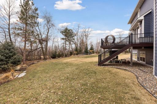 Nearly .4 acres of private backyard space