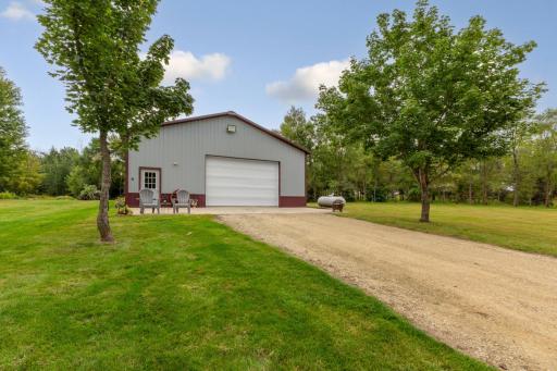 36 x 54 Heated Insulated with Concrete Floors Outbuilding. 12'W x 10'H door with electric opener and 12' inner side walls
