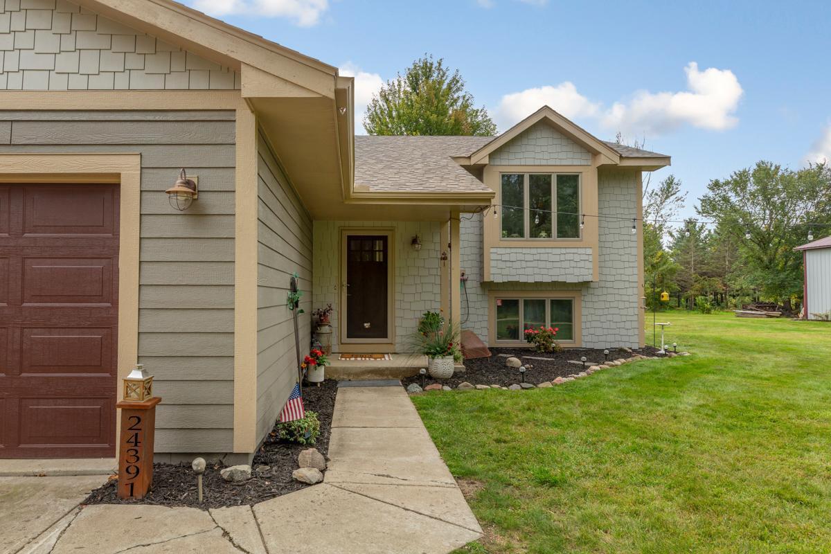 Enter and take in the fully updated exterior through the upgraded front entry!
