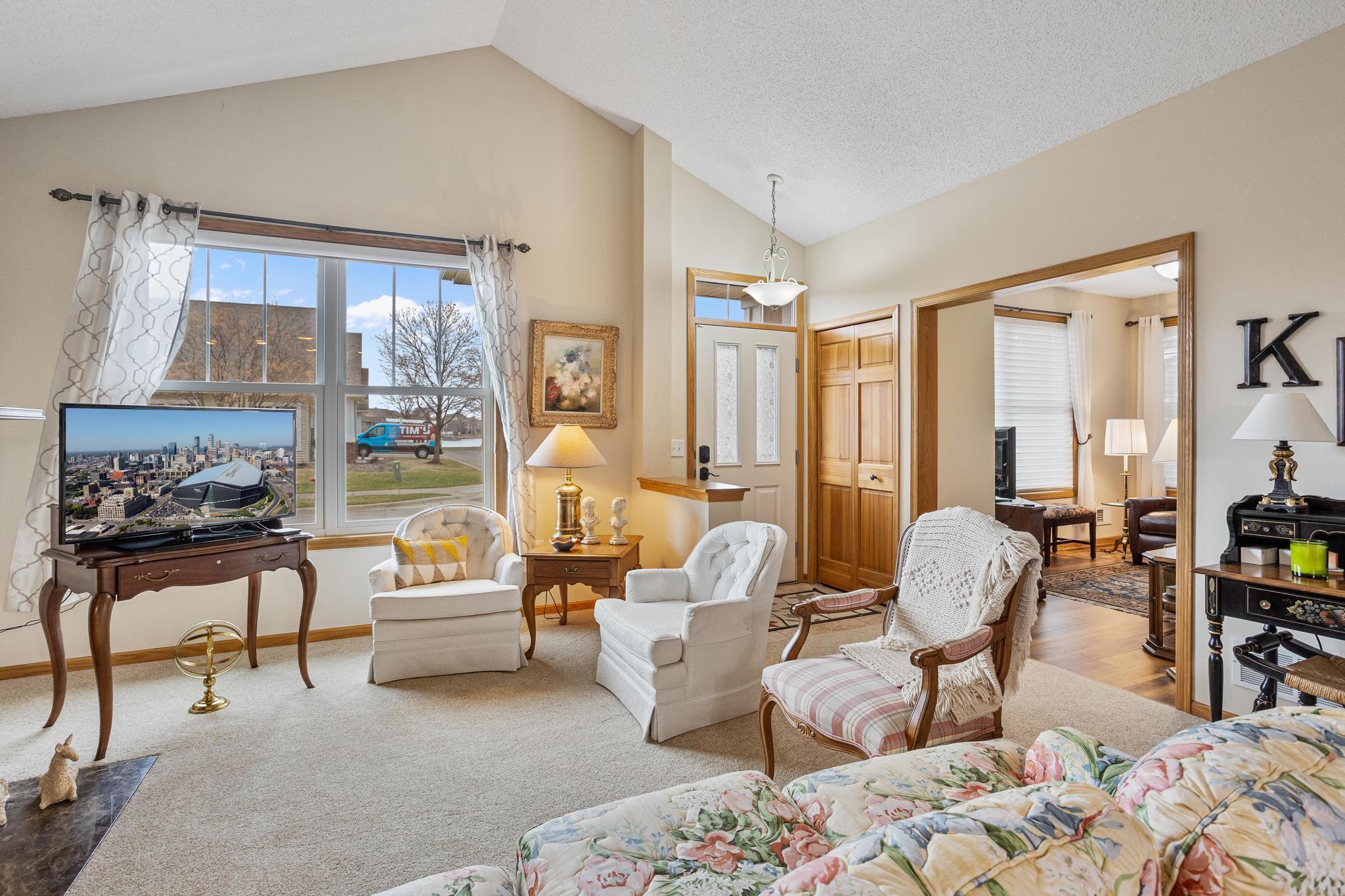 BRAND NEW windows (in the living room and sun room).