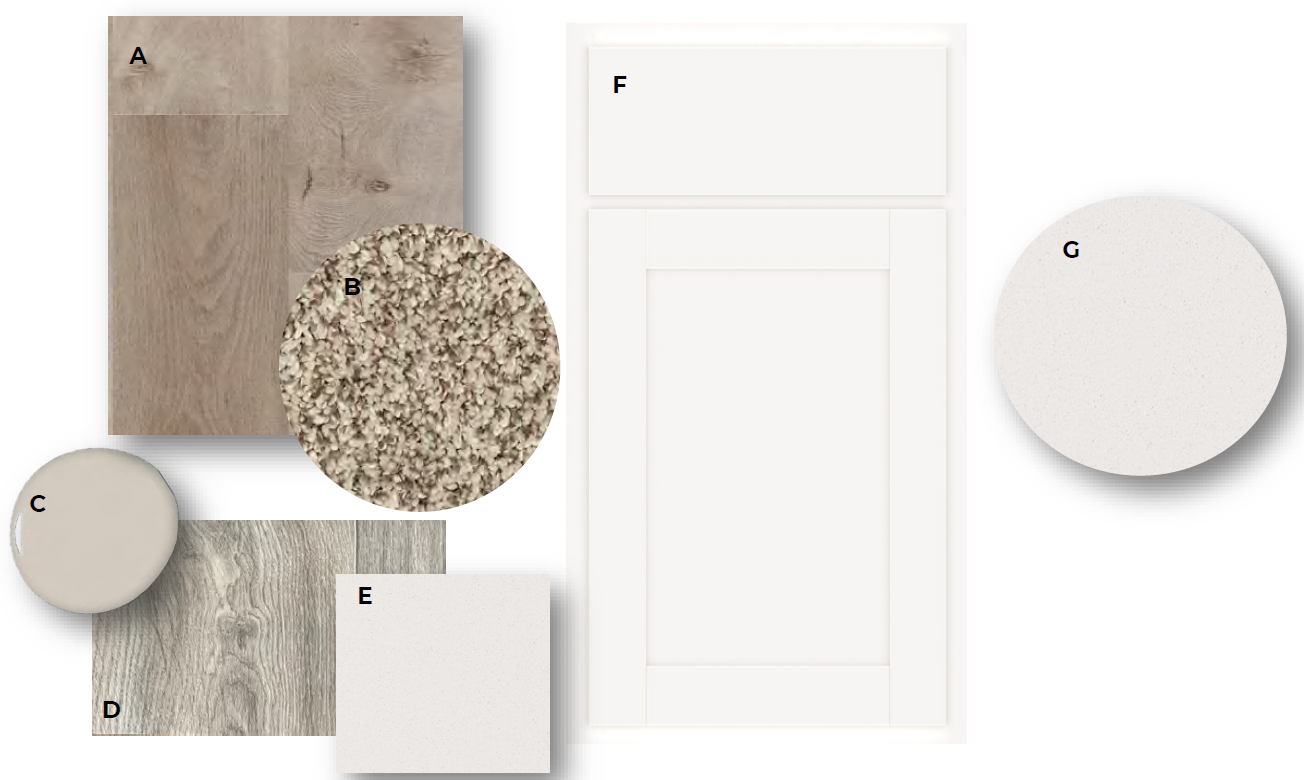 Designer inspired interior finishes, perfect for brightening up any space.