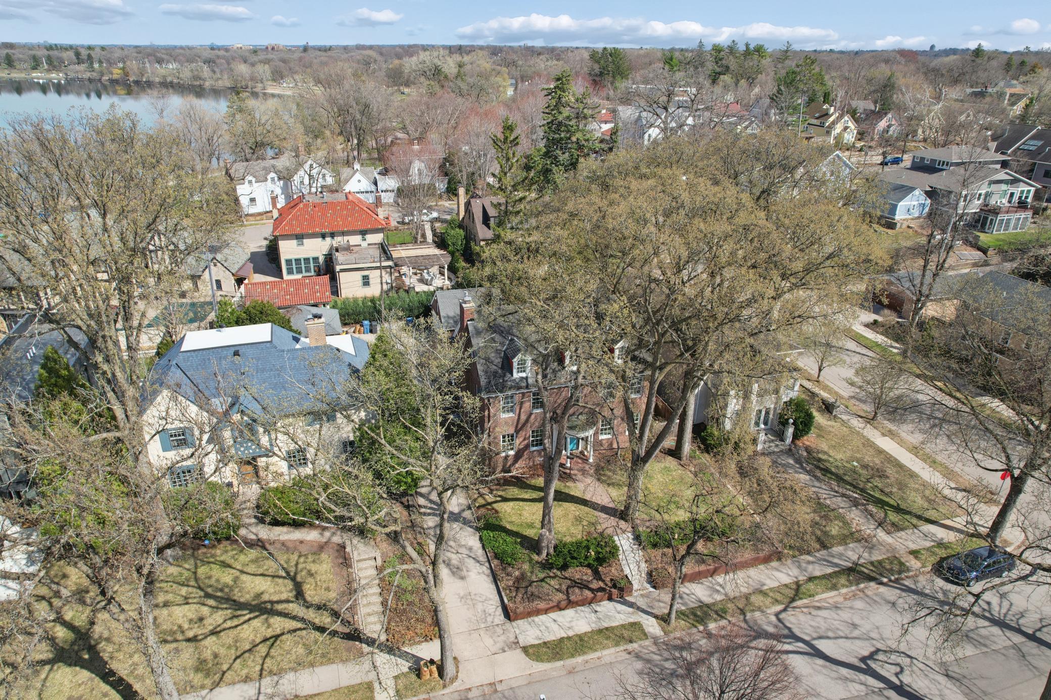 Aerial View with Bde Maka Ska in the background