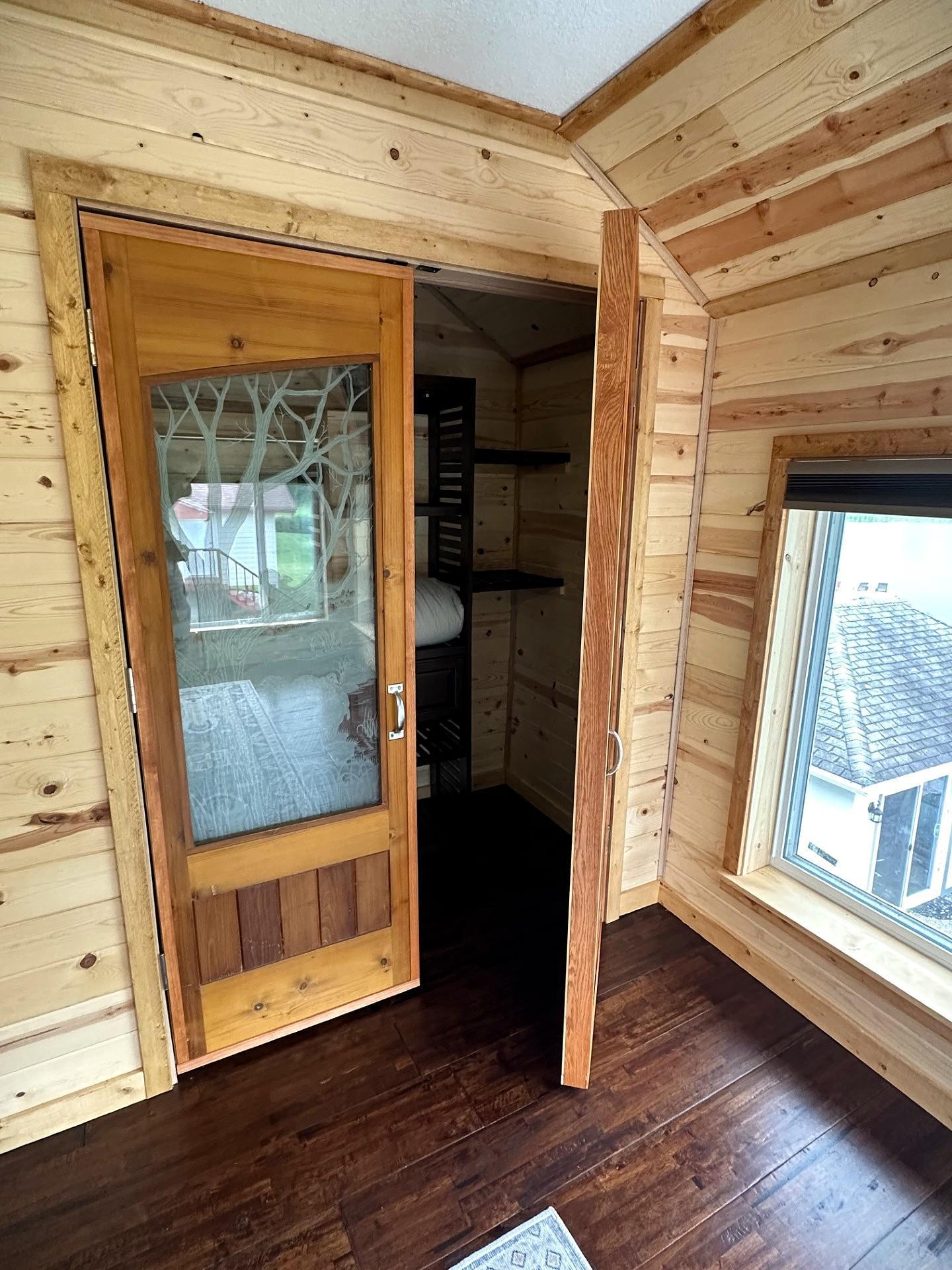 Primary bedroom closet doors