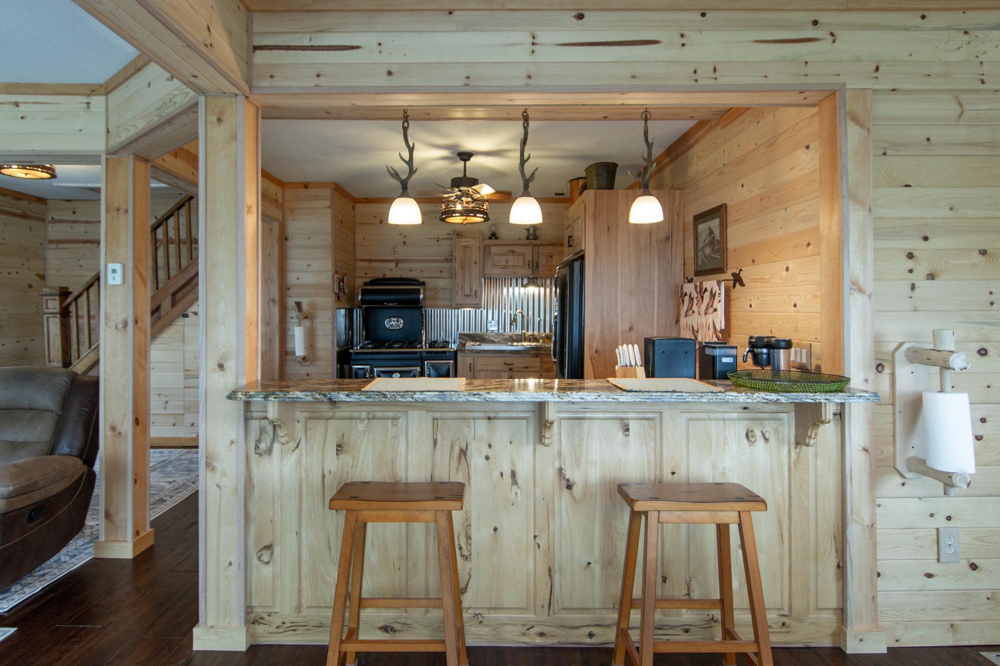 Granite breakfast bar