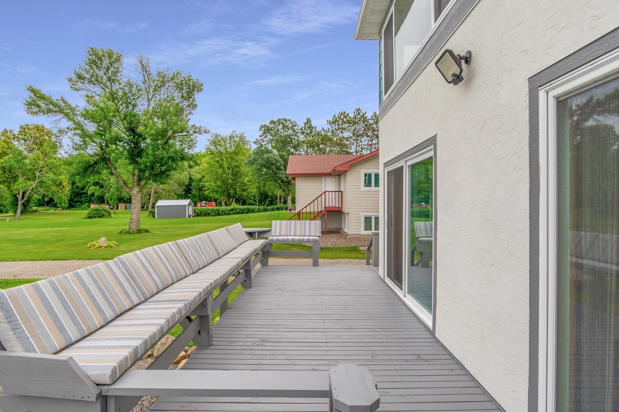 Walk out to large deck