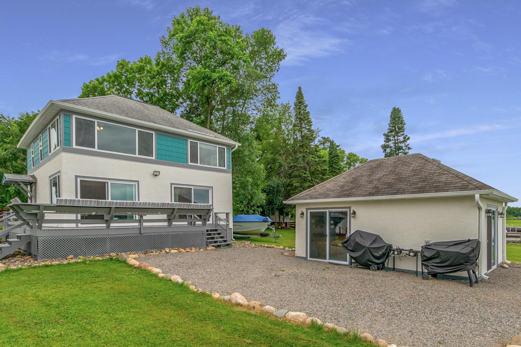 Natural rock landscaping
