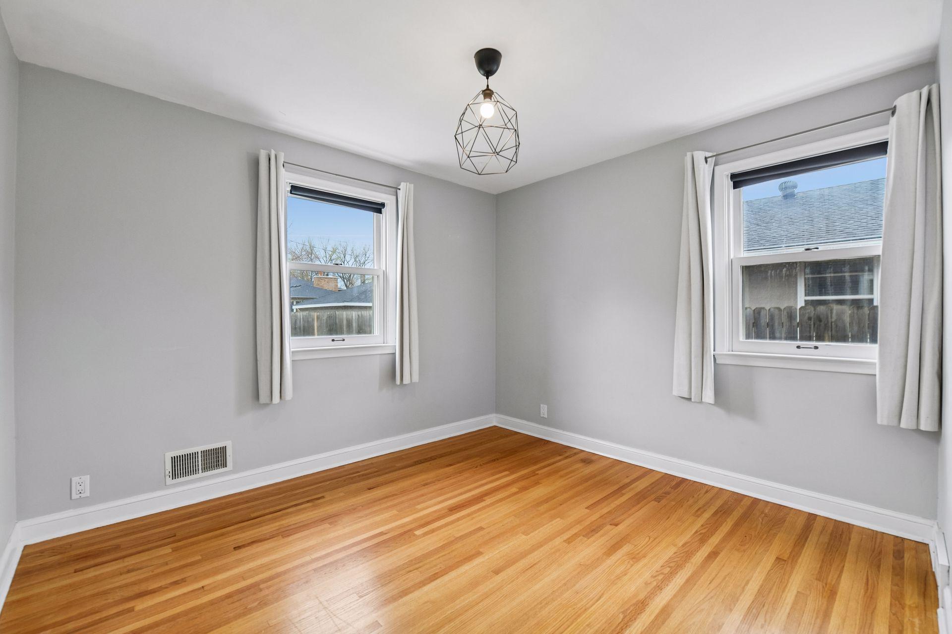 Two bedrooms on the main floor.