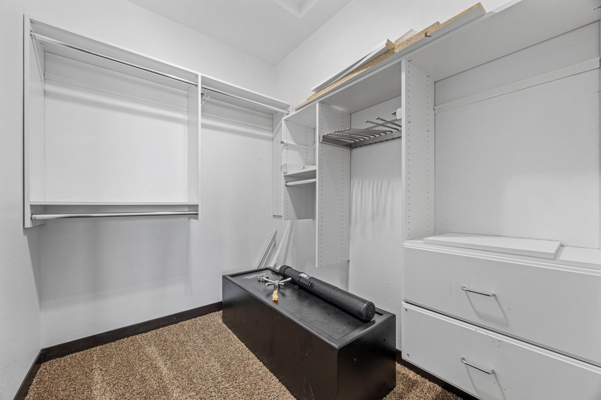 His & Hers Walk in Closets