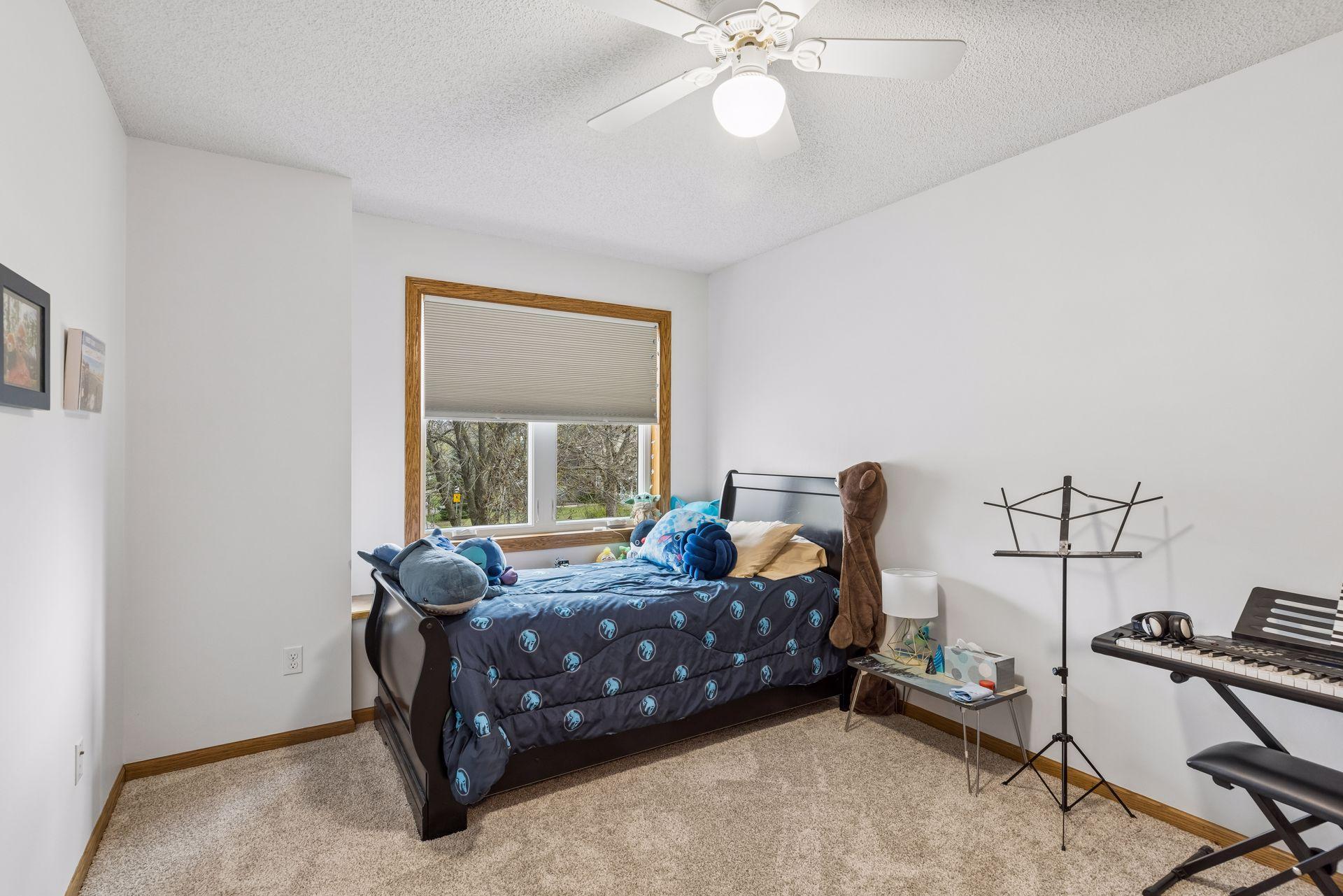 Upper-level bedroom #2.