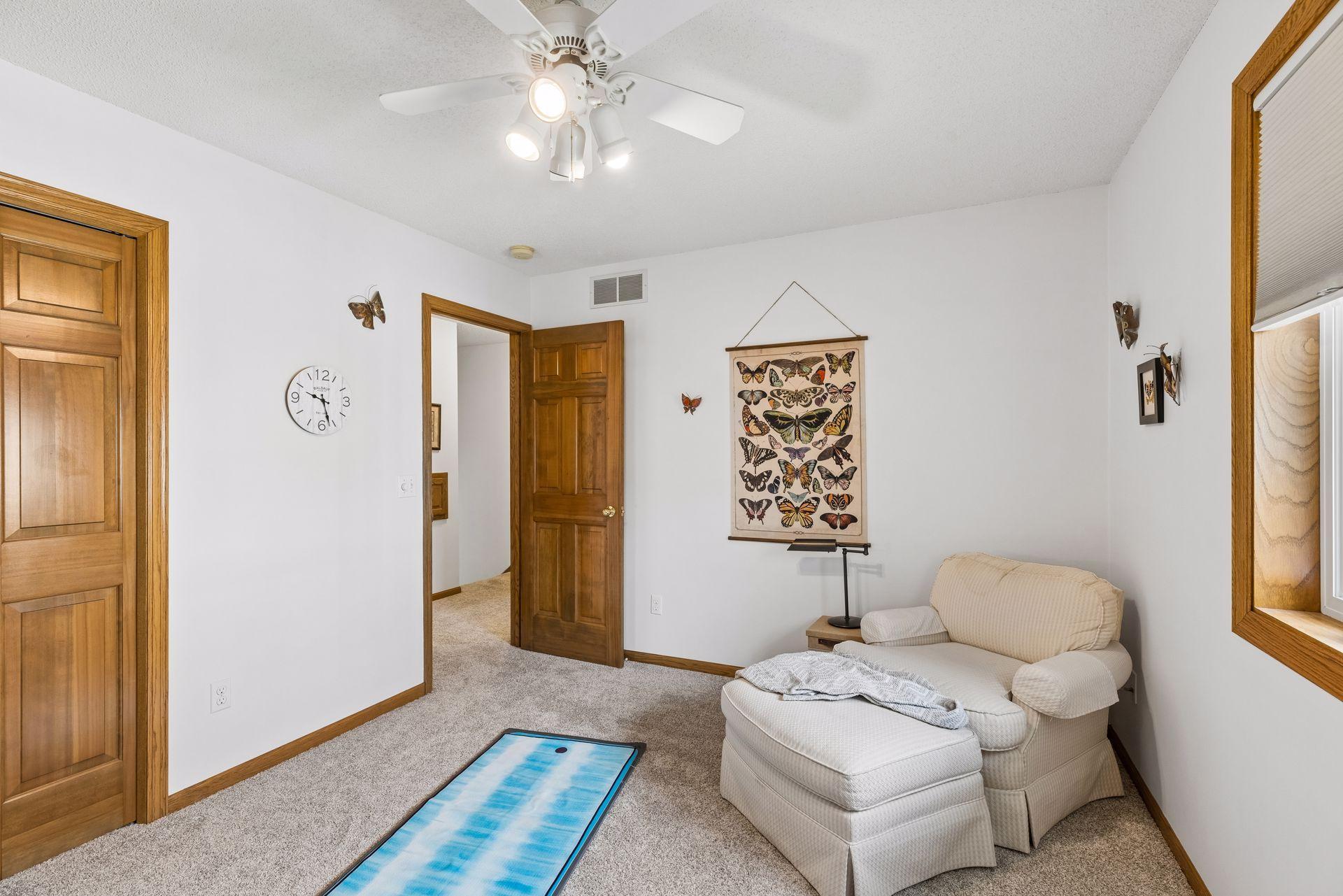 Another view of bedroom #3 with flexible use.