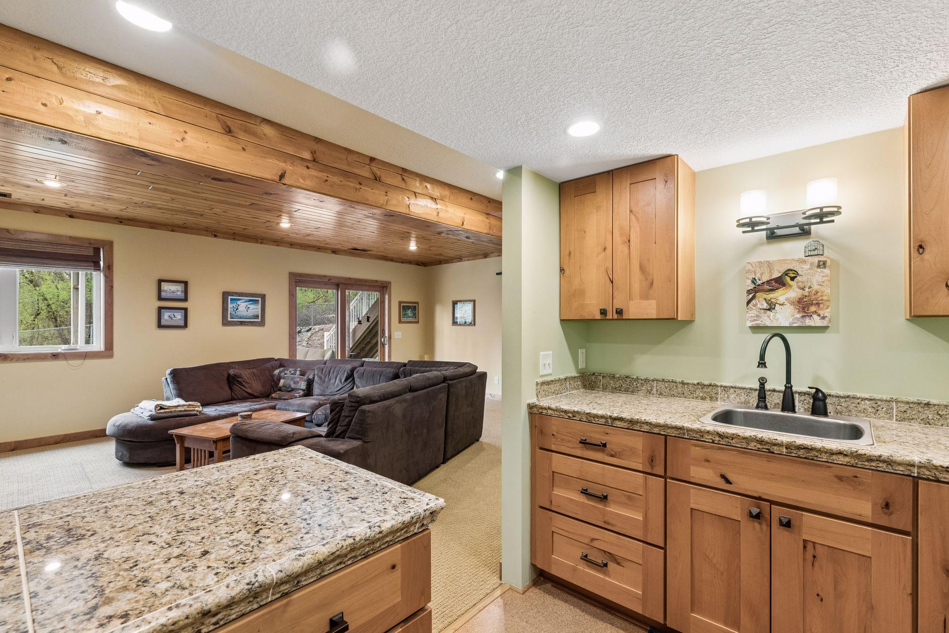Ideal entertaining space for gatherings and game nights.