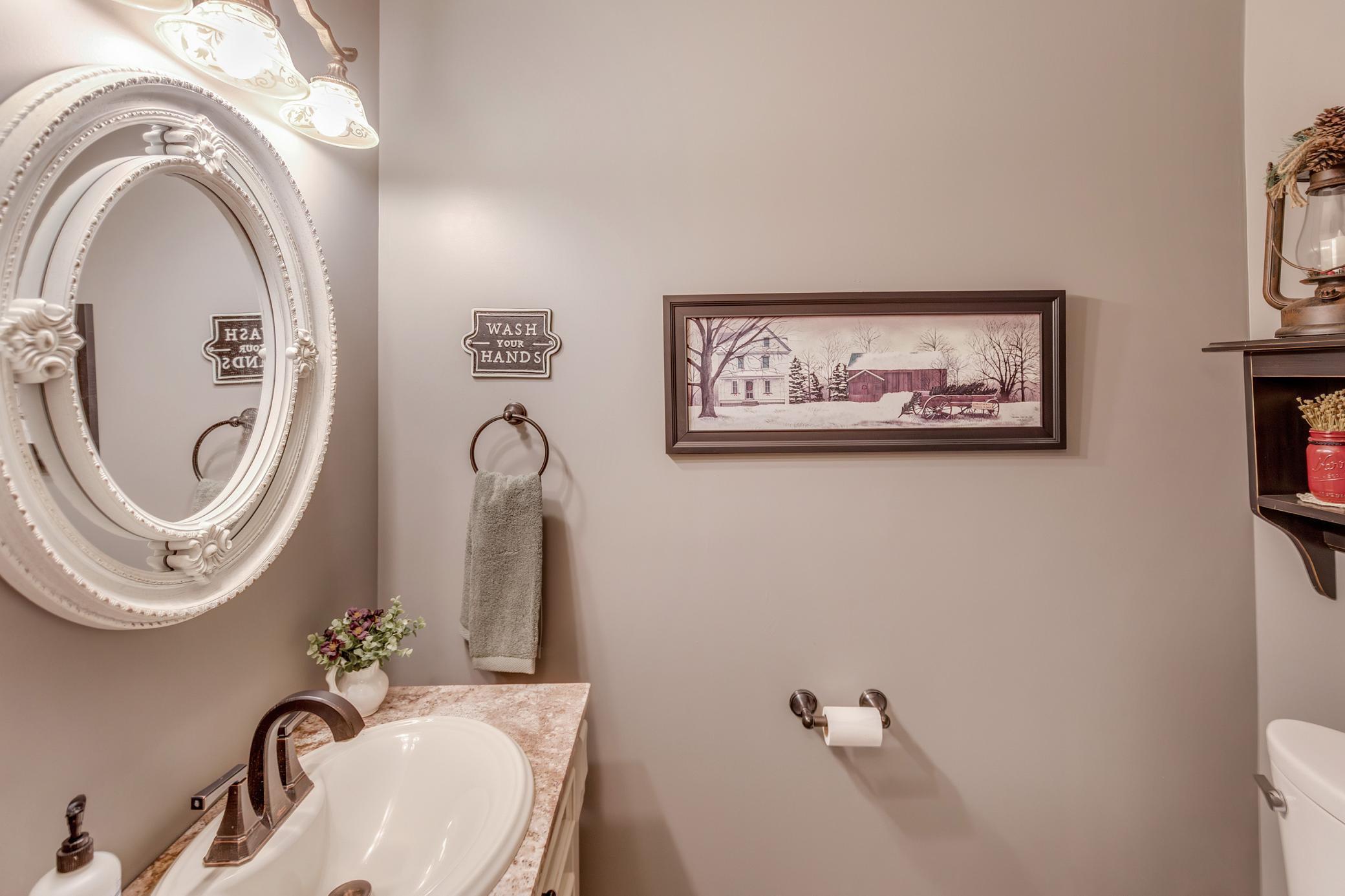 1/2 Bath - Main Level