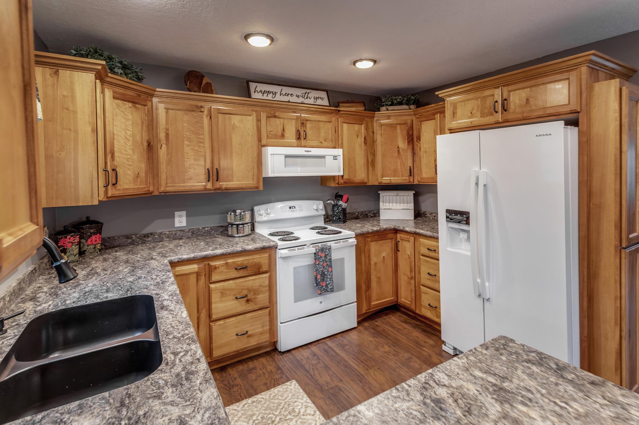 Custom Knotty Birch Cabinets