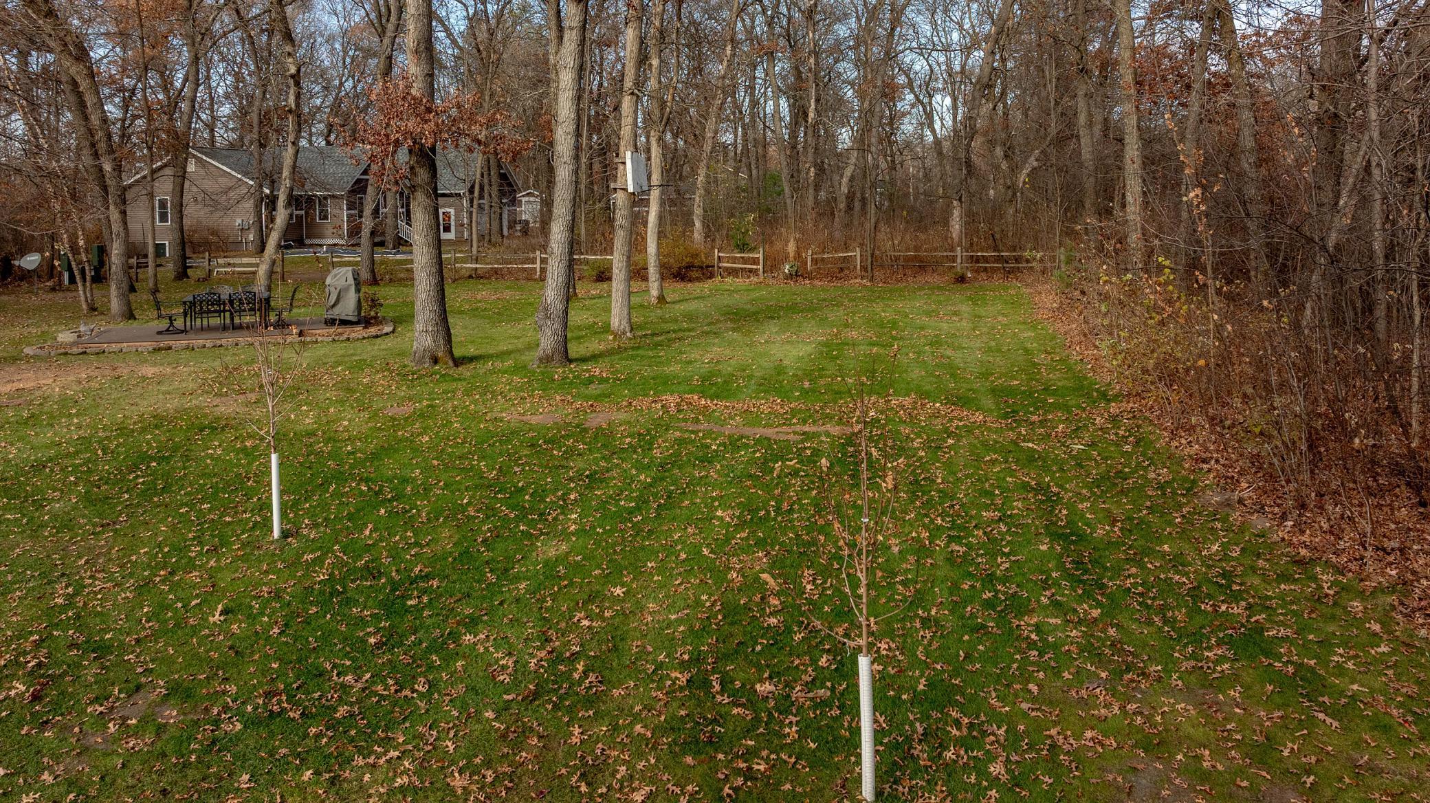 3/4 Acre Private Front Yard