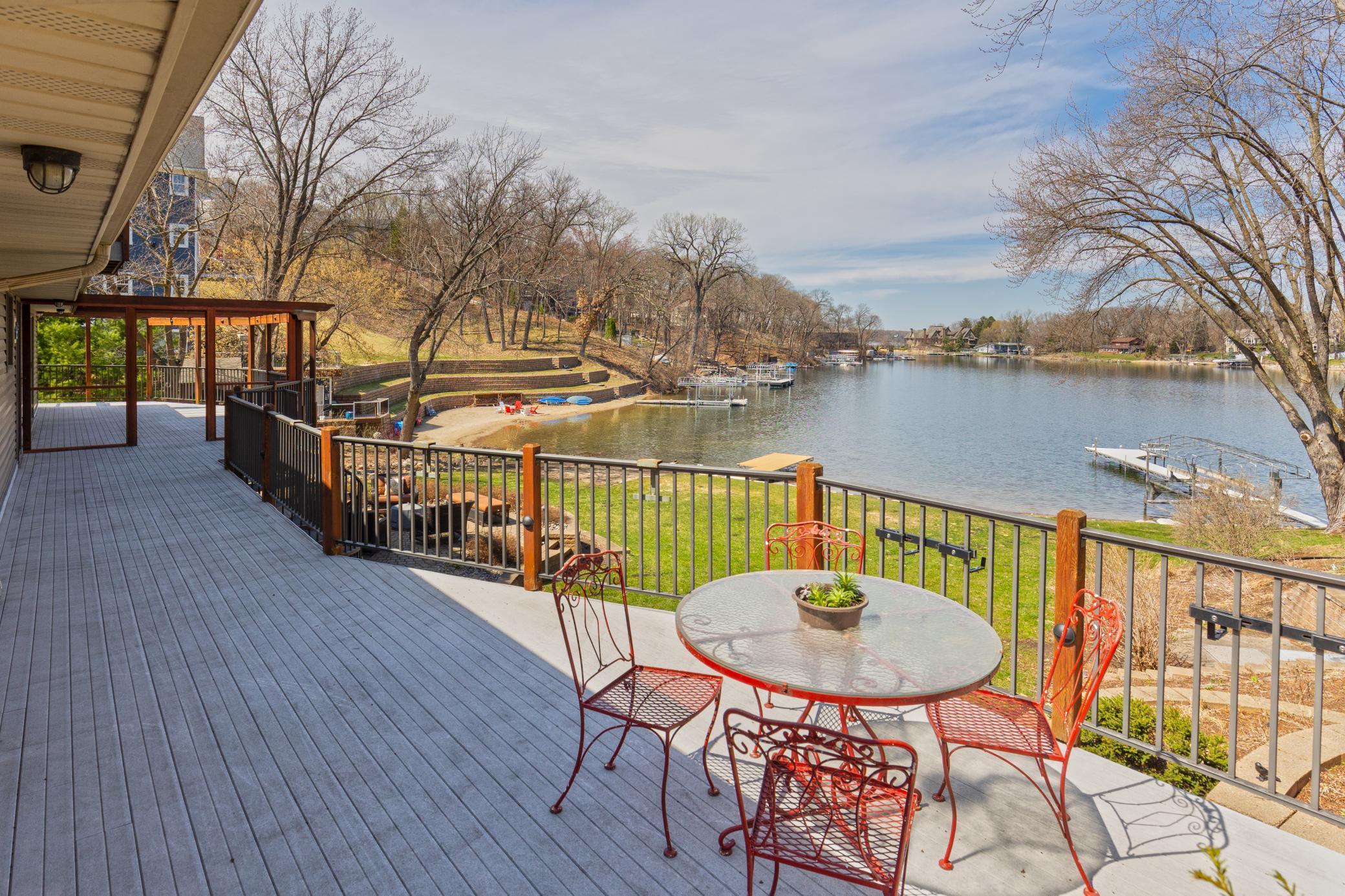 Balcony view of cove