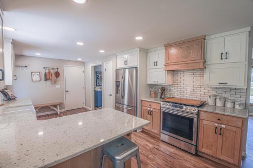 Generous kitchen space with thoughtful modern updates.
