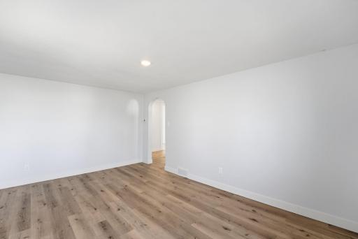 New flooring and recessed lighting througout