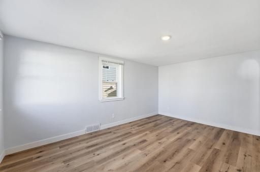 The living room is full of natural light!