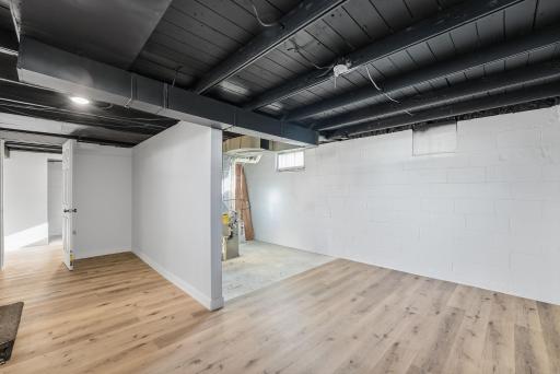 Lower level offer an additional family room or flex space