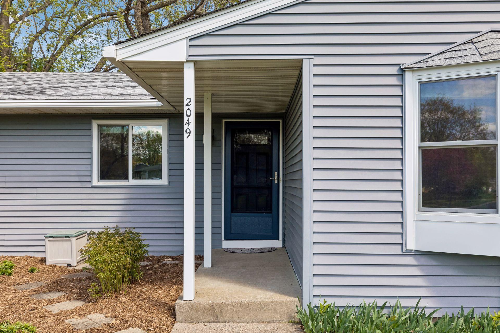 New entry door and storm door with keypad lock in 2025
