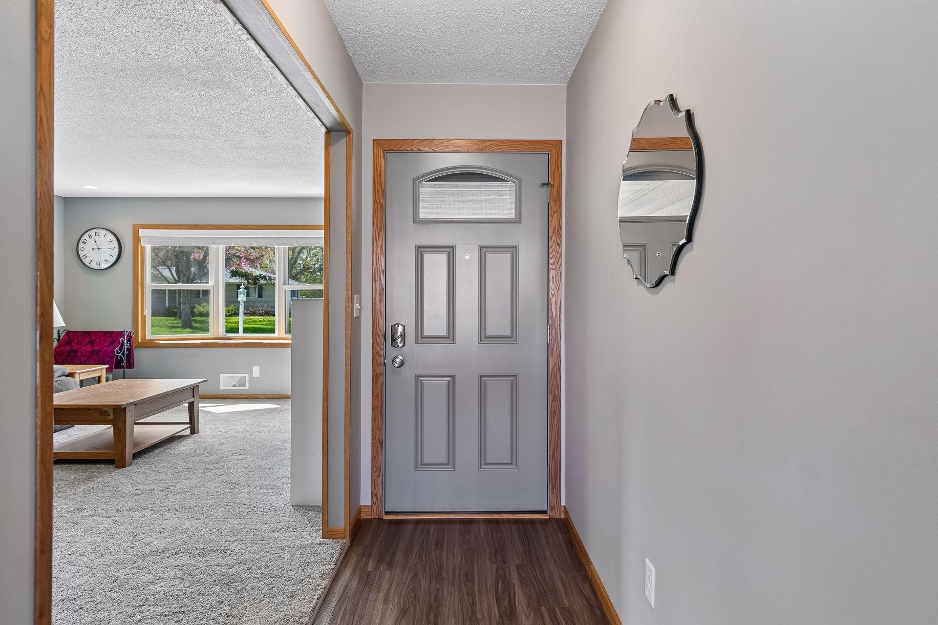 New entry door and storm door with keypad lock in 2025