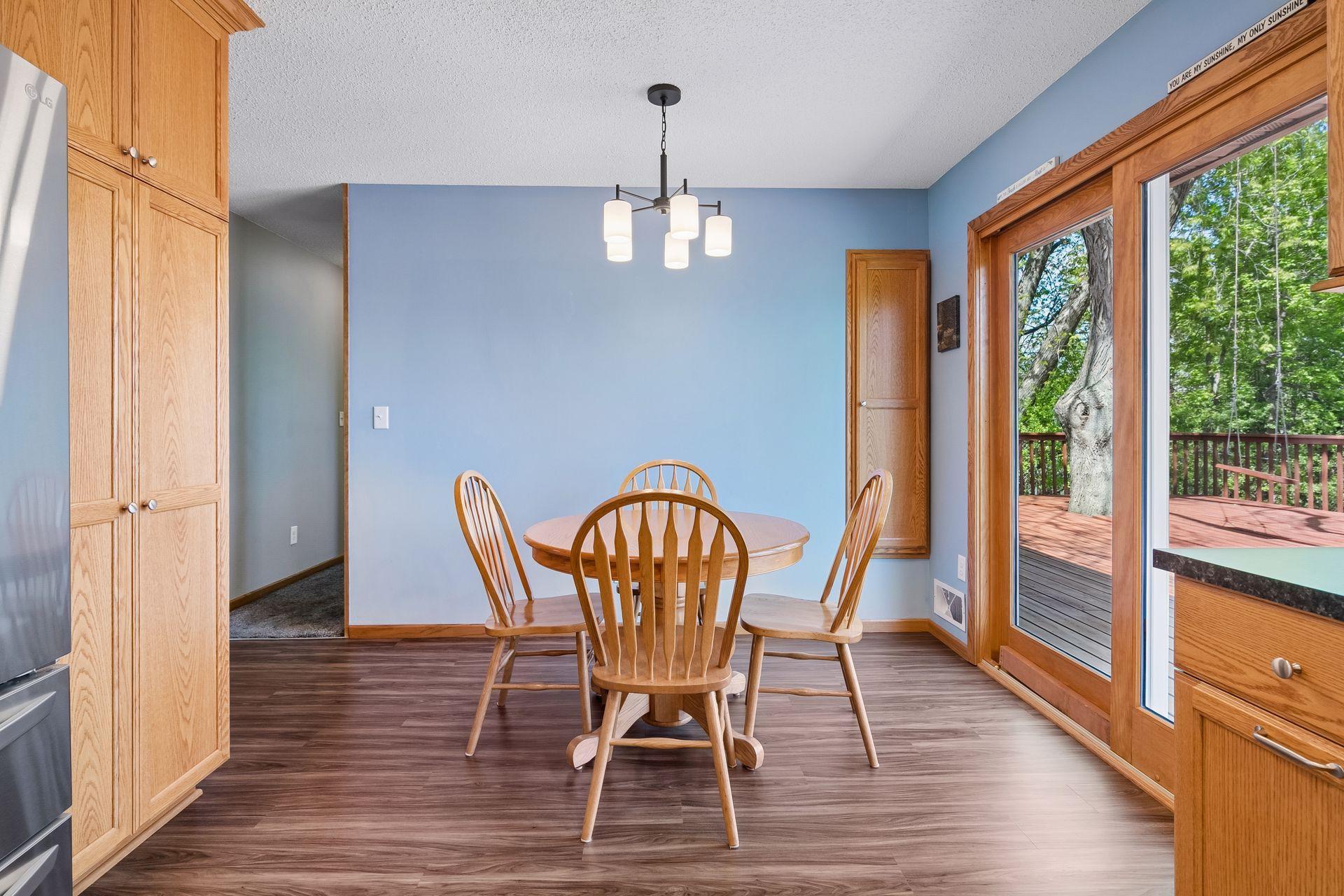 New sliding glass door as of 2020