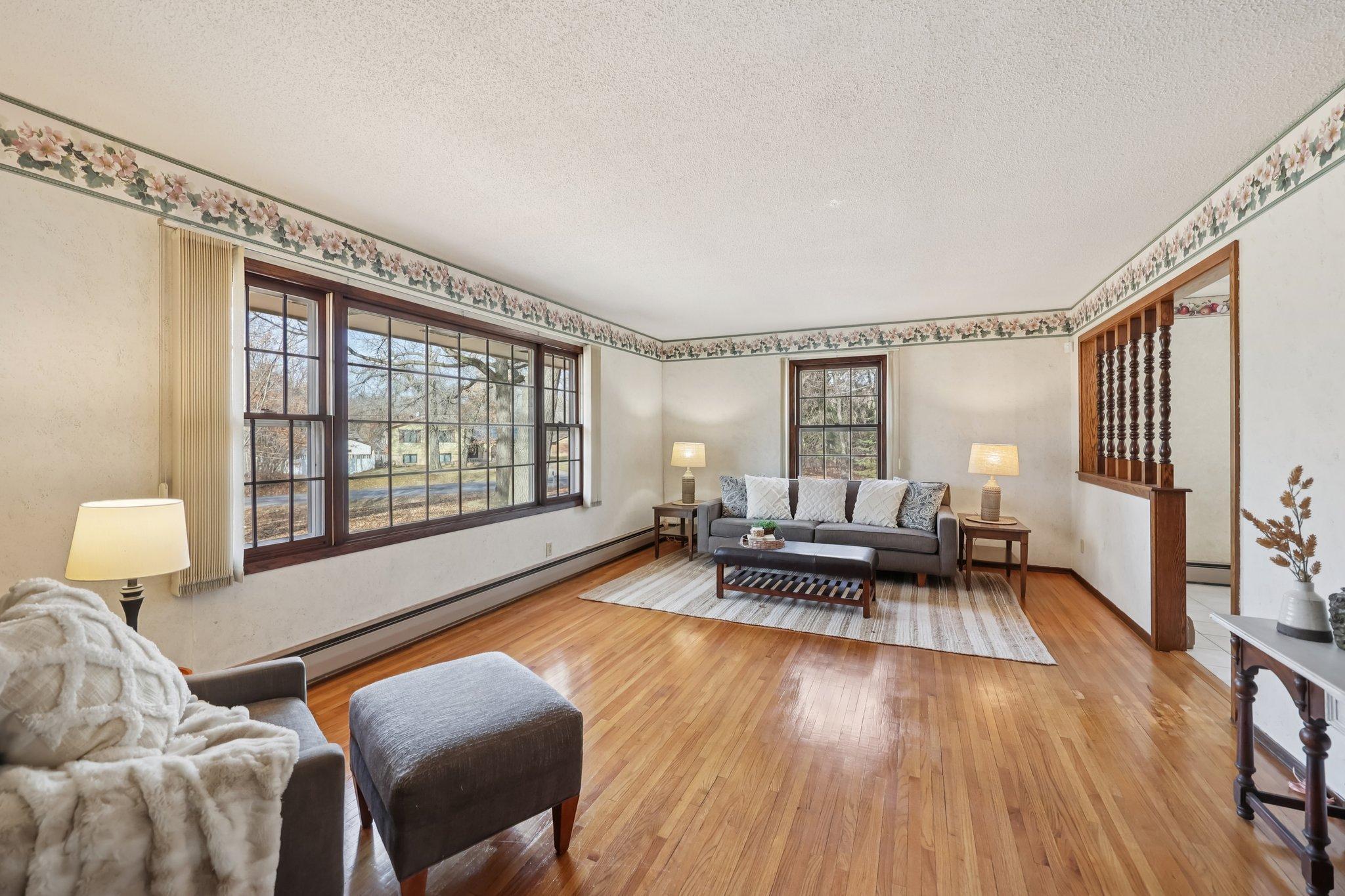 Lots of natural light.