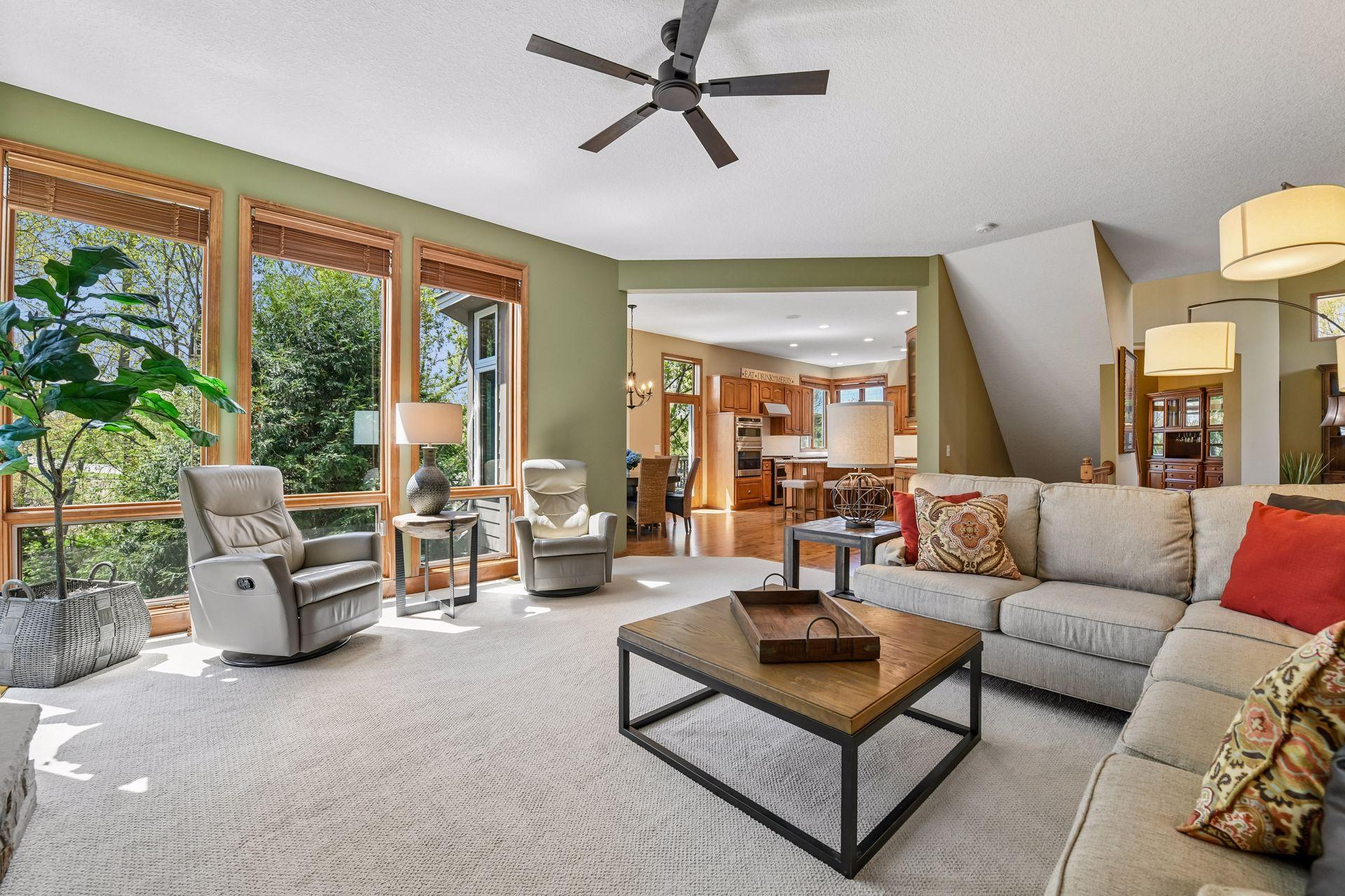 Enjoy floor-to-ceilings windows that fill the home with natural light.