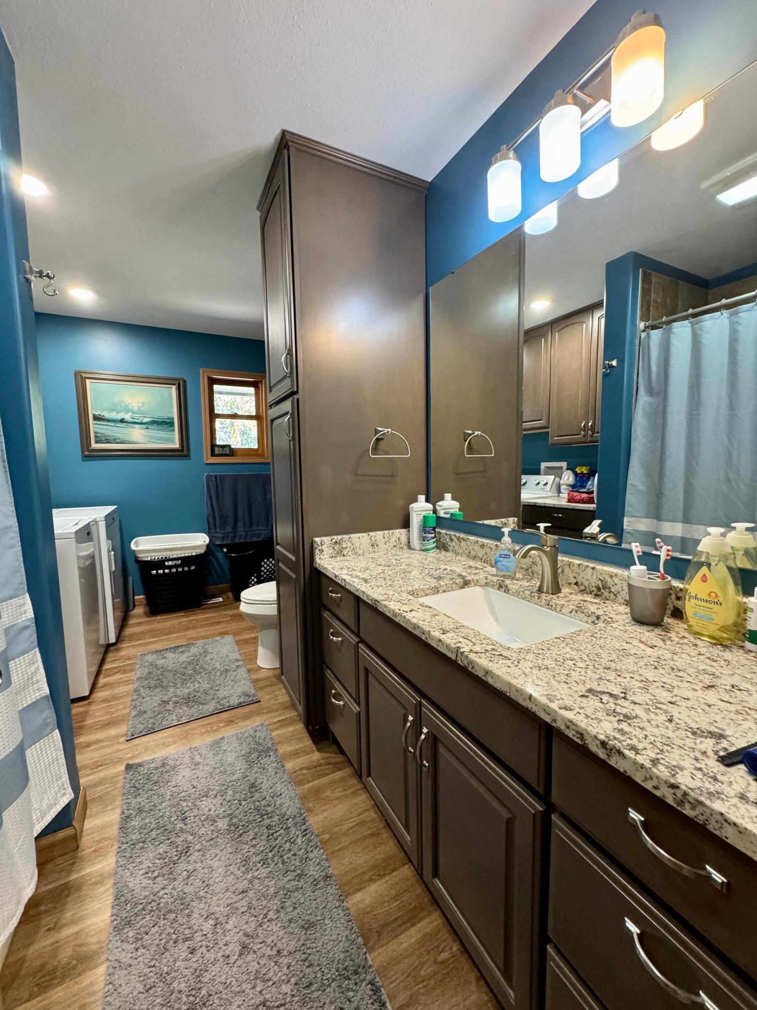 Primary Bathroom w/ Laundry