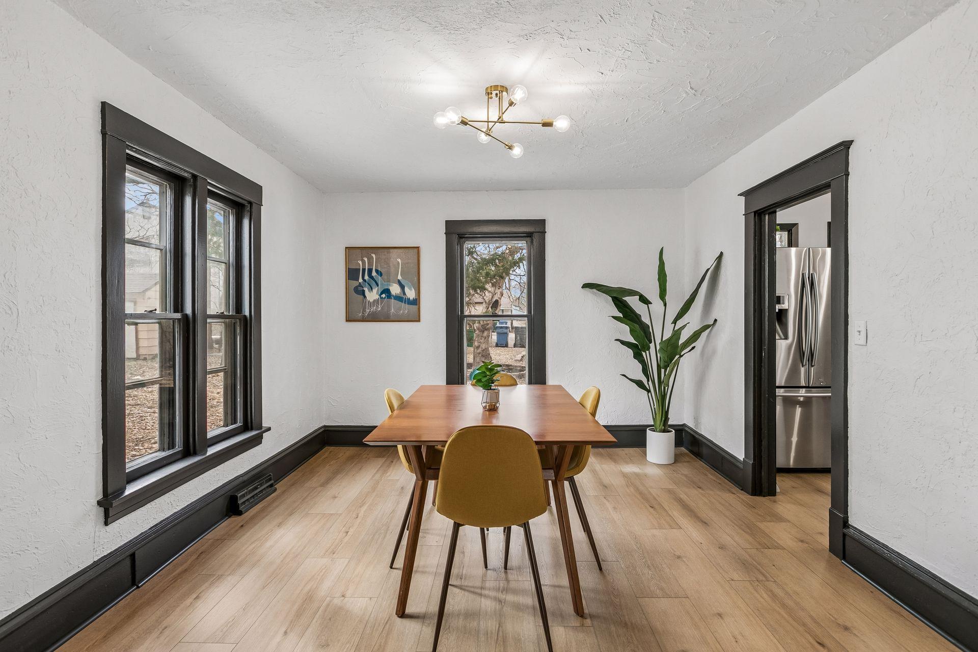 Large + Bright Dining Room