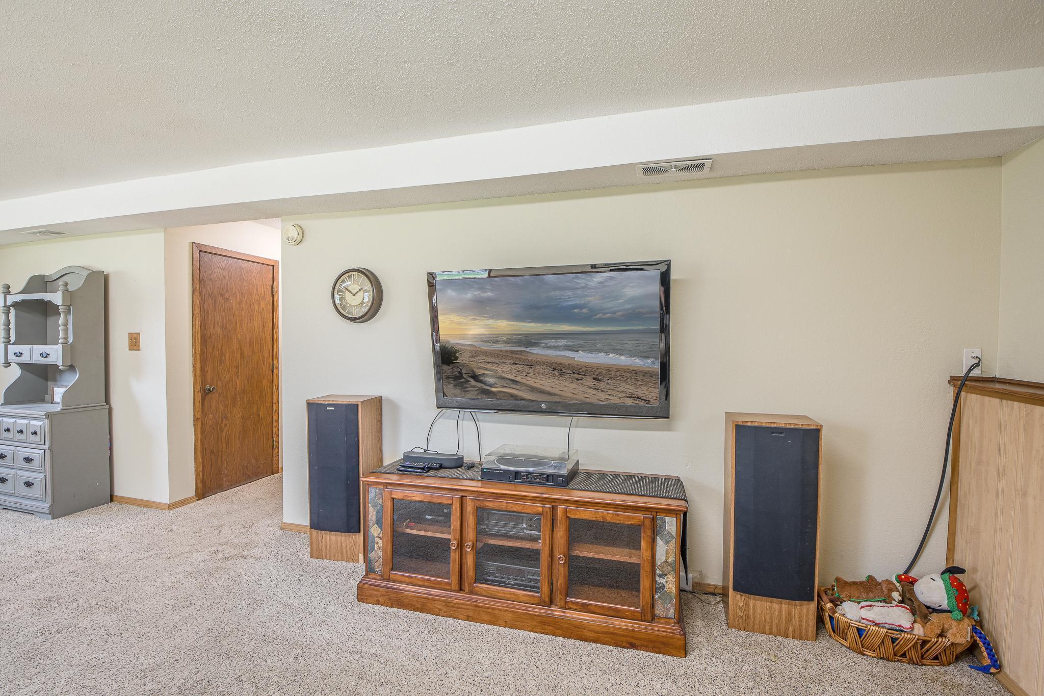 Allows for multiple furniture arrangements.