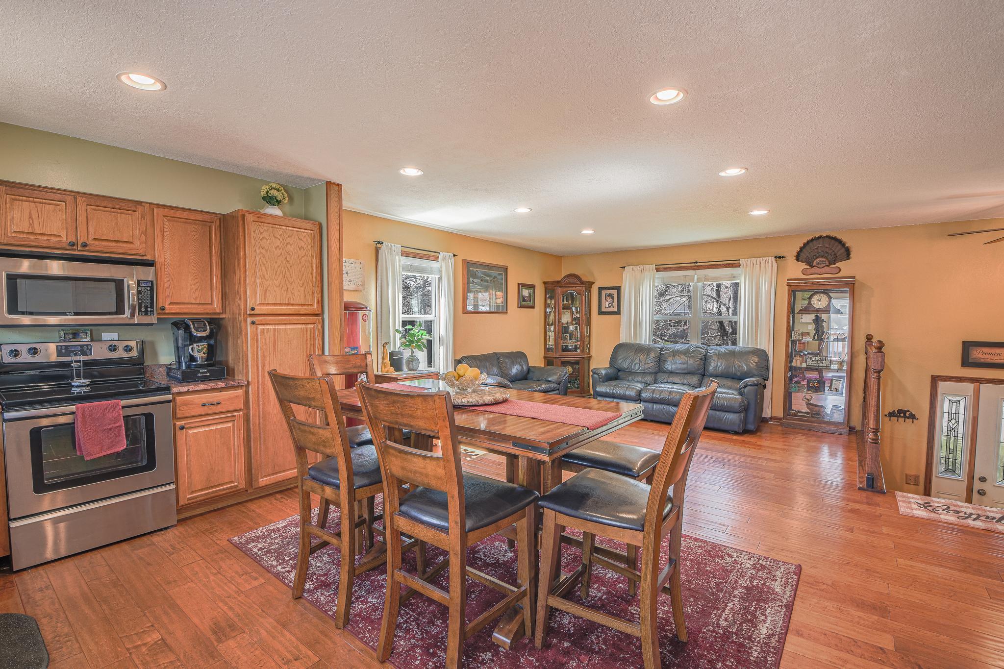 Open concept allows for seamless room to room transitions.