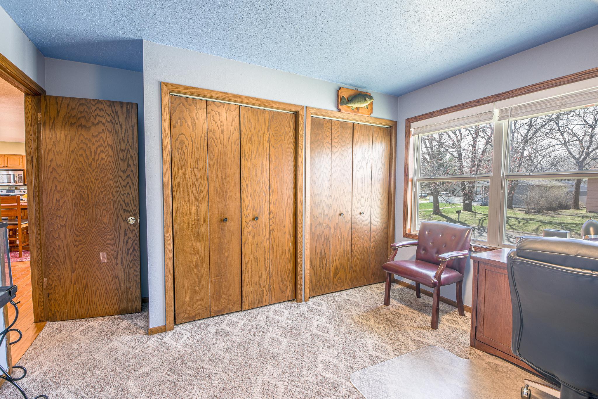 Closet storage for all your necessities.