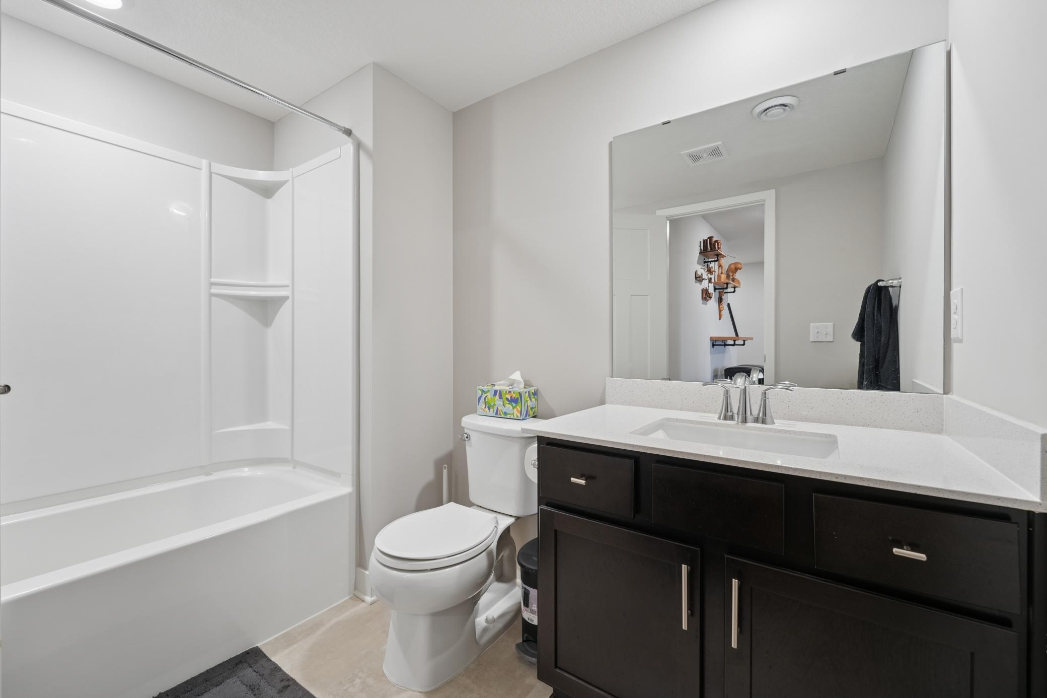 Full lower level bathroom!